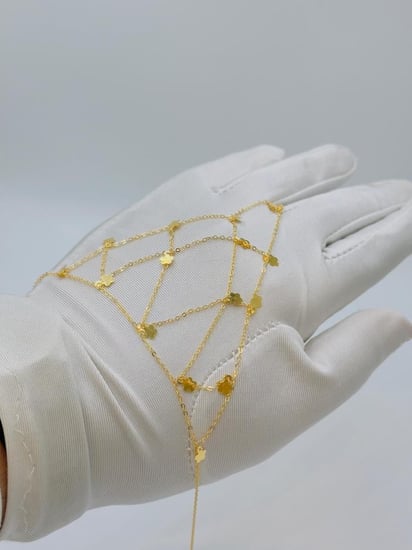 كف ذهب عيار 21