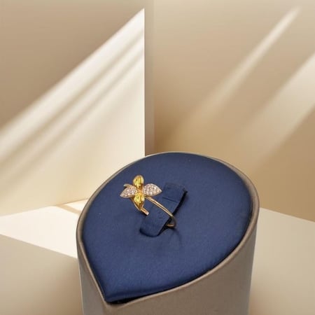 خاتم تصميم عالمي ذهب عيار 21