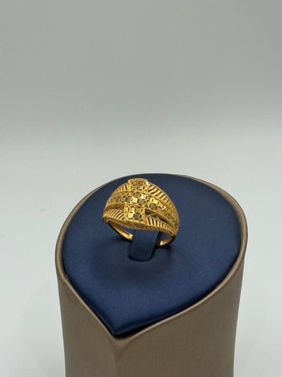 خاتم ذهب عيار 21