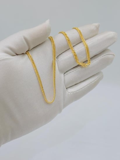 سلسال ذهب عيار 18