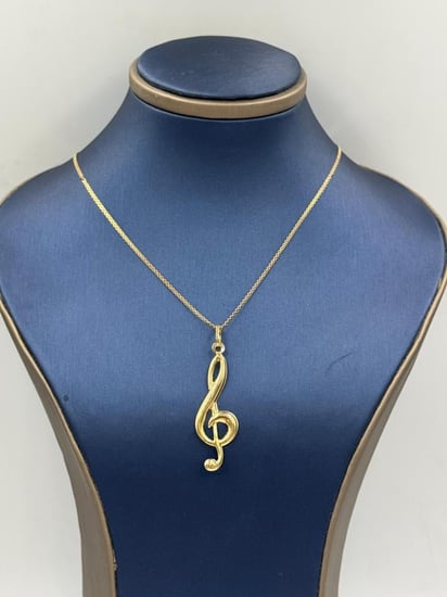 Necklaces 18K - سلسال وتعليقة عيار 18