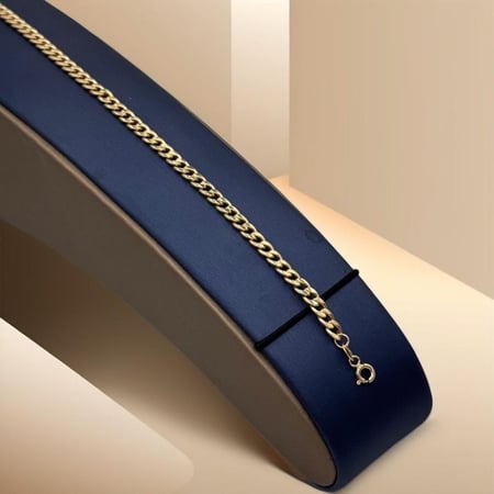اسوارة إيطالي ذهب عيار 18