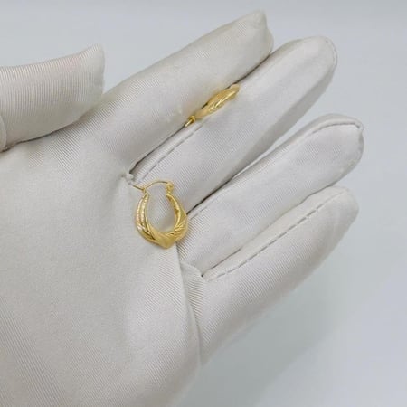 حلق ذهب عيار 18