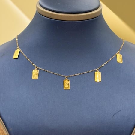 عقد سبائك ذهب عيار 21
