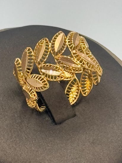 خاتم ذهب عيار 21