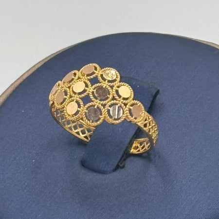 خاتم ذهب عيار 21