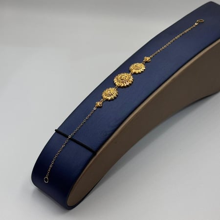 اسوارة كرسي جابر ذهب عيار 21