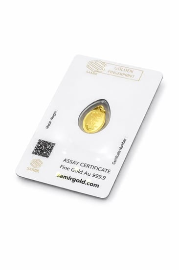 سبيكة تعليقة وزن 2.5 جرام ذهب عيار 24