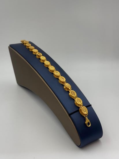 اسوارة حلبي ذهب عيار 21