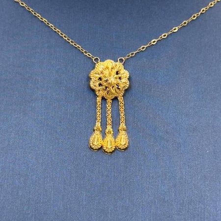 عقد كرسي جابر ذهب عيار 21