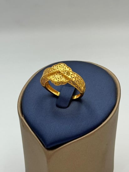 خاتم ذهب عيار 21