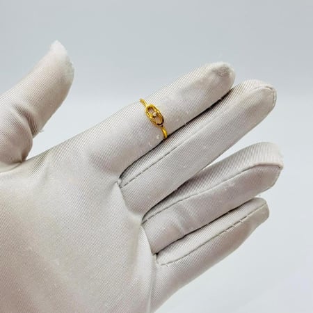 خاتم تصميم عالمي ذهب عيار 21