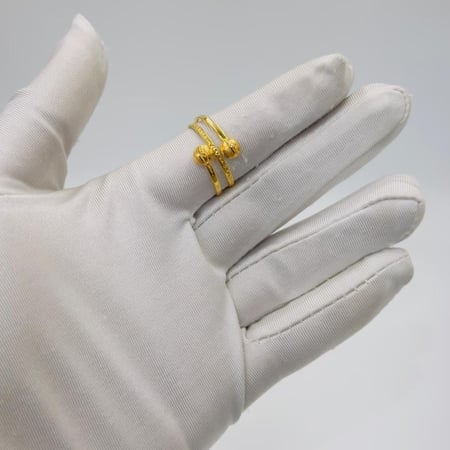 خاتم ذهب عيار 21