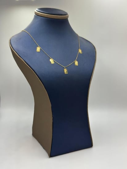 عقد سبائك ذهب عيار 21