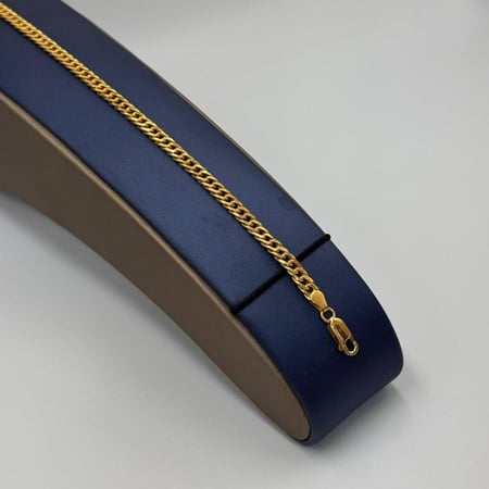 اسوارة جنزير ايطالي ذهب عيار 21