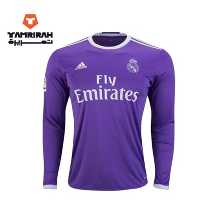 صورة قميص ريال مدريد الأبطال 2017 بأكمام طويلة