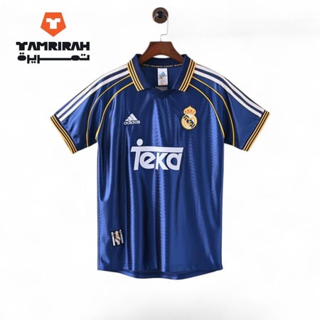 تيشيرت ريال مدريد الكحلي 1998 ريترو هوم