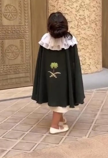 فستان اليوم الوطني بشكل جديد