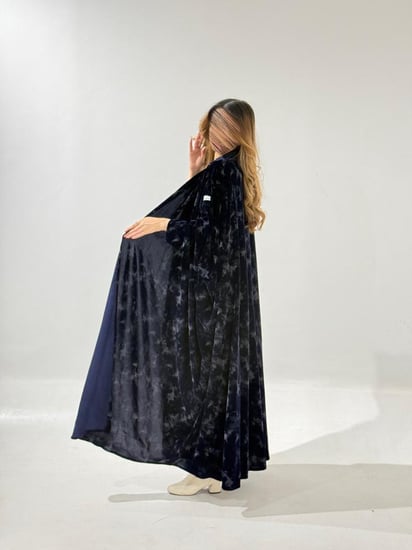 مخمل بشت كحلي مشجر