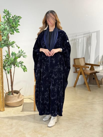 مخمل بشت كحلي مشجر