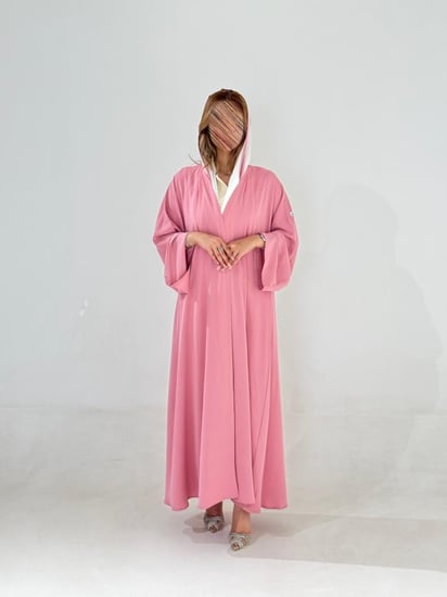 حرير وردي