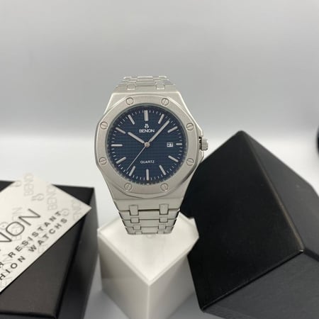 ساعة ماركة بينون تصميم ادمرز كحلي
