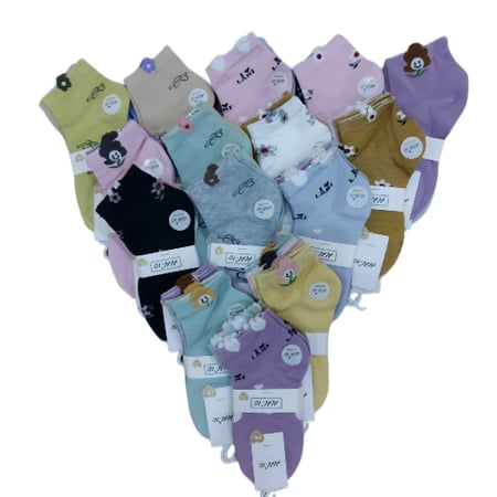 شراب نسائي ملون 48زوج