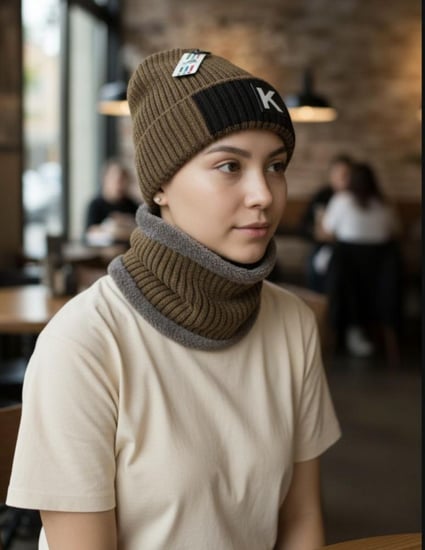 12 طقم قبوع مع واقي للرقبه