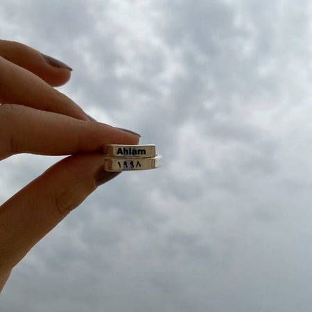 خاتم أنيق نسائي فاخر