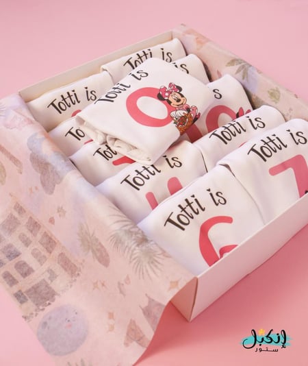 مجموعة الشهور ثيم مني ماوس - Minnie Mouse Set of 12