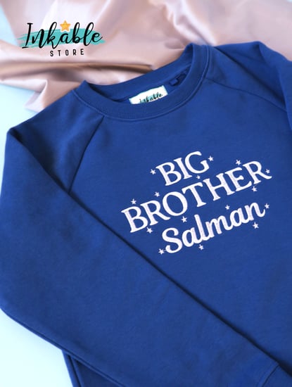 بلوفر الأخ الأكبر تصميم النجوم -  Big Brother Star Sweater