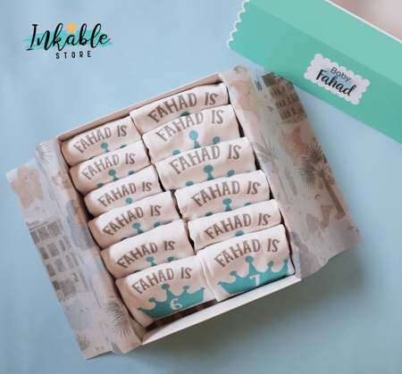 طقم الاشهر ثيم تاج الملك الصغير - Little King Crown Set of 12