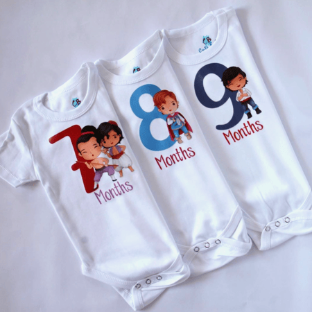 مجموعة الشهور ثيم الامراء - Prince Set of 12