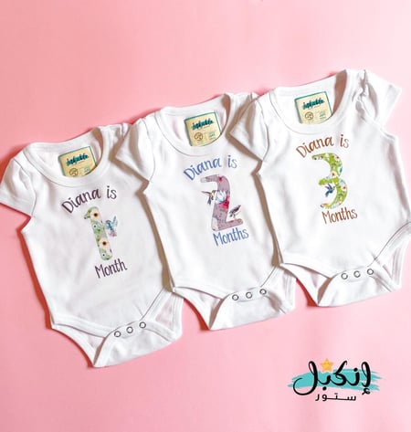 طقم الاشهر ثيم زهور الروكوكو - Rococo Flowers Set of 12