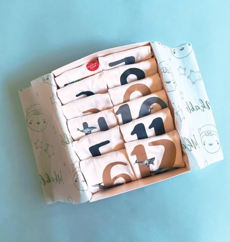 طقم الاشهر ثيم الحوت - Whale Monthly Set