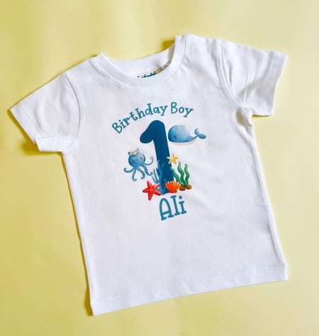 تيشرت عيد ميلاد البحّار - Nautical and Beach Birthday T-shirt