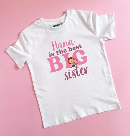 تيشرت الاخت الكبرى و الاخت الصغرى - Big Sister Little Sister Middle Sister