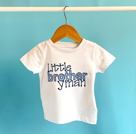 تيشرت الاخ الاكبر تطريز - Big and Little Brother  Embroidery