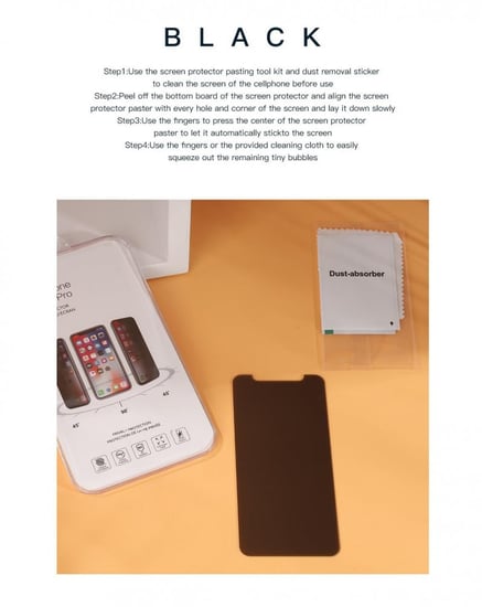 شاشة حماية آيفون XS/X