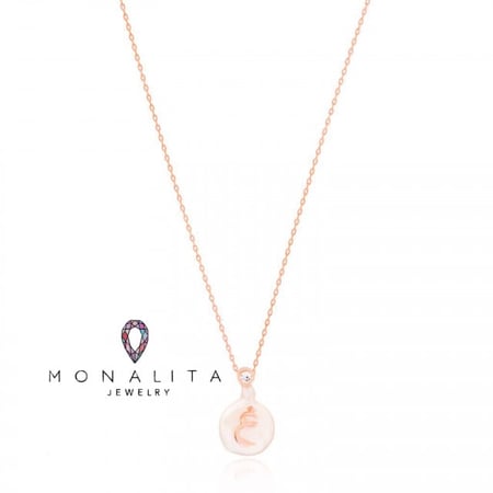 سلاسل الأحرف العربية الأنيقة , اللون روز جولد (LA1) .