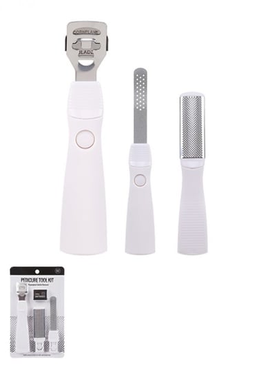 مجموعة من 3 قطع للعناية بالأقدام و إزالة الجلد الميت متعددة المهام