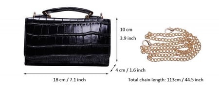 محفظة كروس | جلد تمساح احمر