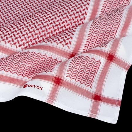 شماغ ديفون احمر اصدار خاص 2025 Devon