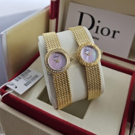 ساعة ديور نسائي حصير