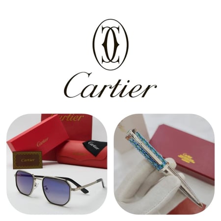 طقم كارتير قلم كارتير معا نظاره كارتير شامل الملحقات