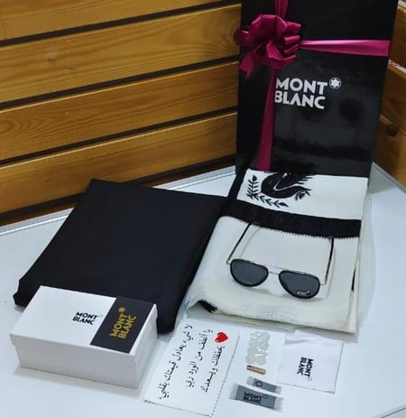 طقم رجالي قماش وشماغ شتوي