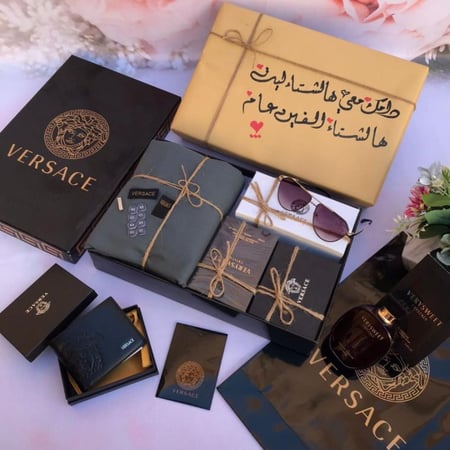 هدية رجالية شتوية قماش وشماغ