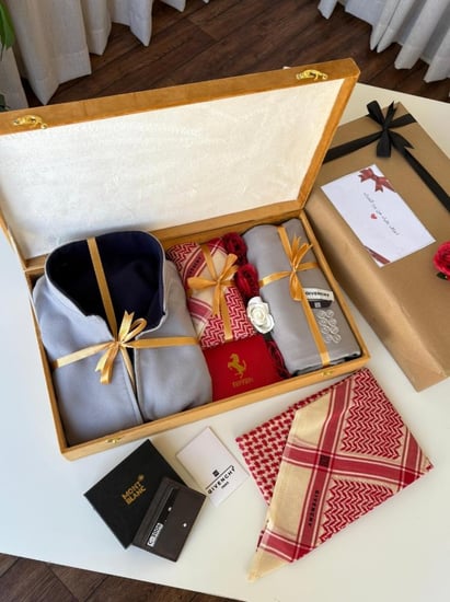 بوكس رجالي شتوي قماش شماغ سديري