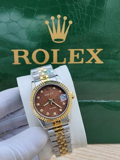 ساعة رولكس نسائي موديل كلاسيك فخامة