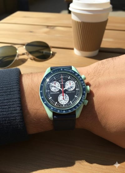 ساعة اوميقاء سواتش طبق الاصل جودة عالية